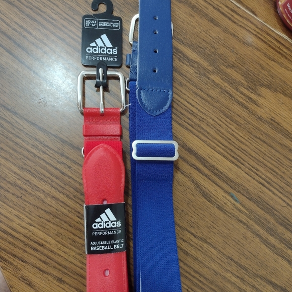 adidas Accessories Adidas Baseball Belts 2 Red Adidas Blue